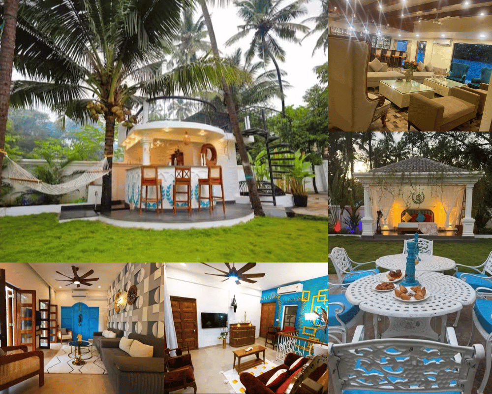 Happy Moon 4BHK Boutique Villa with Private Pool in Parra, Goa